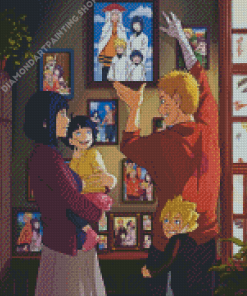 Uzumaki Naruto Family Diamond Painting