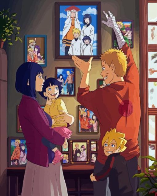 Uzumaki Naruto Family Diamond Painting