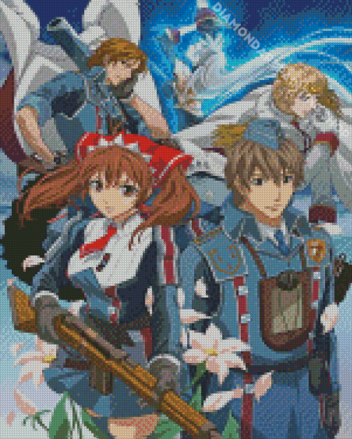 Valkyria Chronicles Characters Diamond Painting