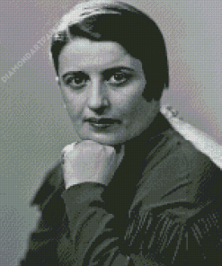 Writer Ayn Rand Diamond Painting