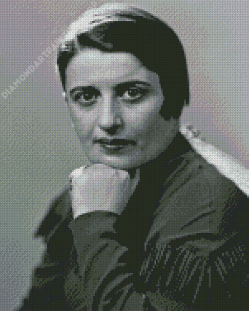 Writer Ayn Rand Diamond Painting