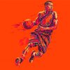 Abstract Basketball Player Diamond Painting