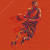 Abstract Basketball Player Diamond Painting