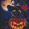 Adorable Halloween Cats Diamond Painting