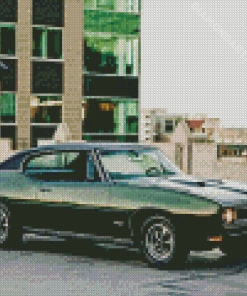 Aesthetic 1968 GTO Car Diamond Painting