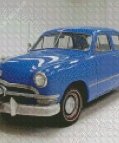 Blue 1950 Ford Diamond Painting