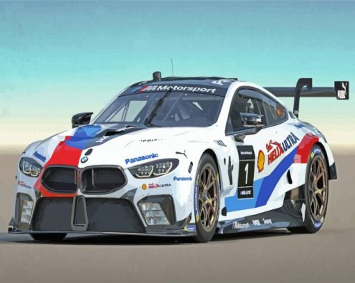 Bmw Gte M8 Car Diamond Painting