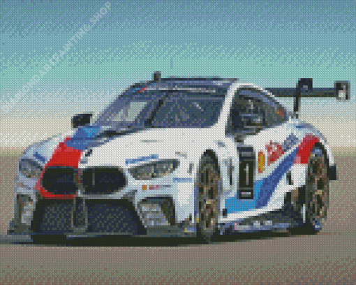 Bmw Gte M8 Car Diamond Painting