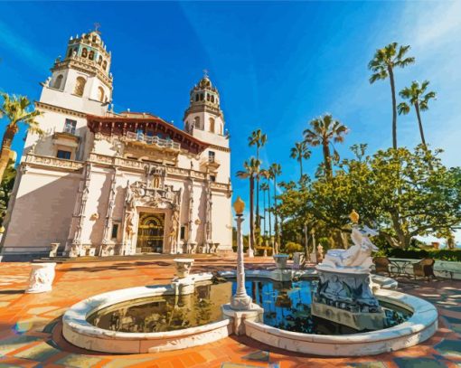 California Hearst Castle Diamond Painting