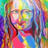 Colorful Abstract Mona Lisa Diamond Painting