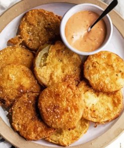 Crispy Fried Green Tomatoes With Sauce Diamond Painting