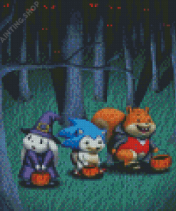 Dangerous Creepy Forest Diamond Painting