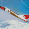 Flying CF 105 Avro Arrow Diamond Painting