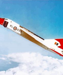 Flying CF 105 Avro Arrow Diamond Painting