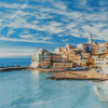 Genoa Italy Beach Diamond Painting