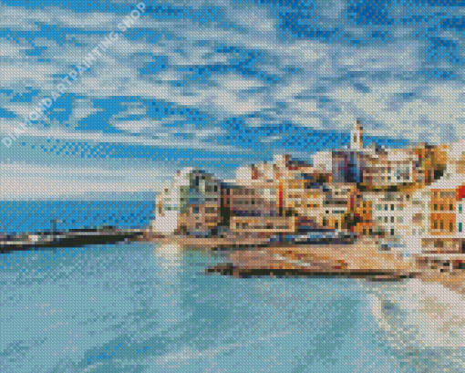 Genoa Italy Beach Diamond Painting