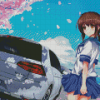 Golf Anime Car Diamond Painting