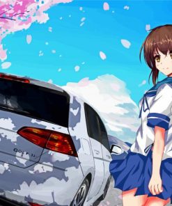 Golf Anime Car Diamond Painting