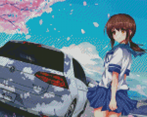 Golf Anime Car Diamond Painting