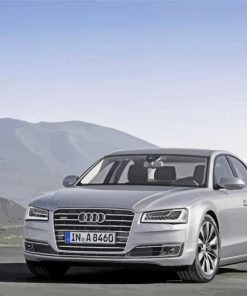 Grey Audi A8 Diamond Painting