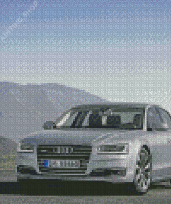 Grey Audi A8 Diamond Painting