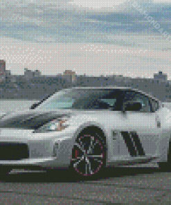 Grey Nissan 370Z Diamond Painting