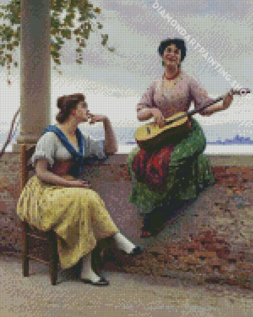 Happy Two Ladies Diamond Painting