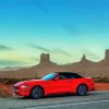 Luxury Red Mustang Gt Car Diamond Painting