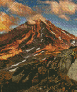 Mountain Icelandic Scene Diamond Painting