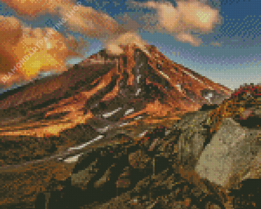 Mountain Icelandic Scene Diamond Painting