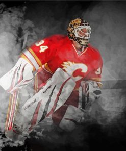 Player Of Calgary Flames Diamond Painting