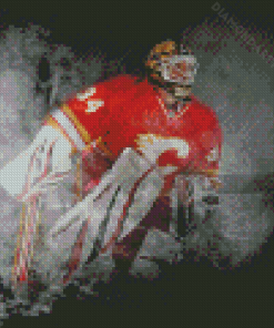 Player Of Calgary Flames Diamond Painting