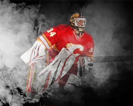 Player Of Calgary Flames Diamond Painting