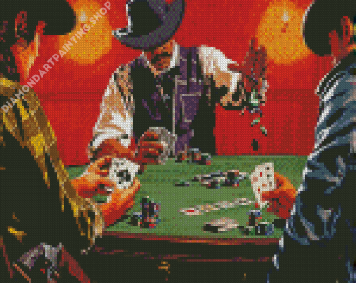 Red Dead Redemption 2 Illustration Diamond Painting