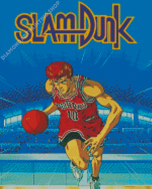 Slam Dunk Vintage Anime Diamond Painting