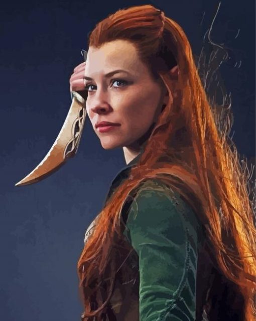 The Hobbit Tauriel Diamond Painting