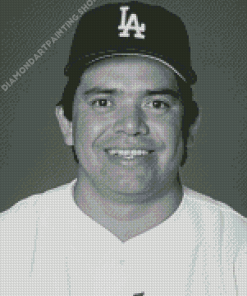 The Baseball Pitcher Fernando Valenzuela Diamond Painting