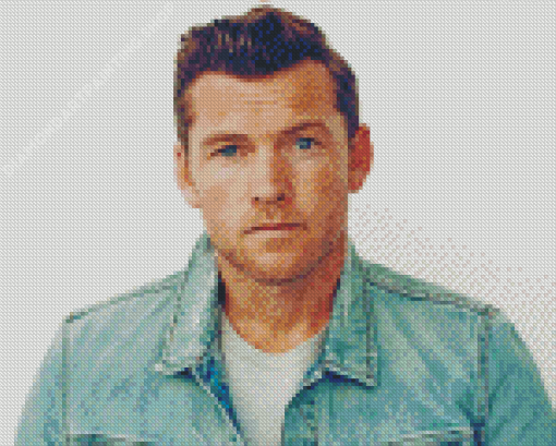 The Handsome Sam Worthington Diamond Painting