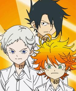 The Promised Neverland Manga Anime Characters Diamond Painting