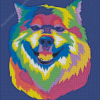 Wolf Pop Art Smiling Diamond Painting