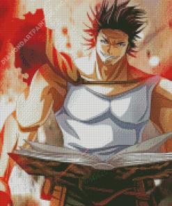 Yami Sukehiro Black Clover Diamond Painting