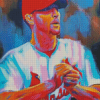 Adam Wainwright Colorful Art Diamond Painting