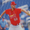 Adam Wainwright Player Diamond Painting