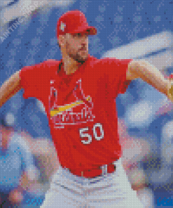 Adam Wainwright Player Diamond Painting