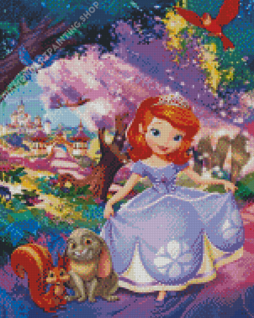 Aesthetic Princess Sofia Diamond Painting