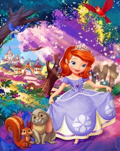 Aesthetic Princess Sofia Diamond Painting