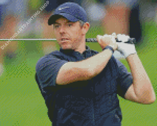 Aesthetic Rory McIlroy Diamond Painting