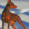 Aesthetic Doberman Pinscher Diamond Painting