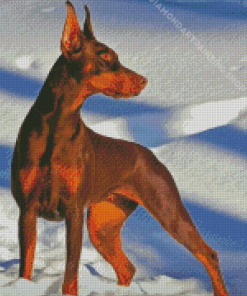 Aesthetic Doberman Pinscher Diamond Painting