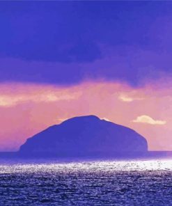 Ailsa Craig Island In Scotland Diamond Painting